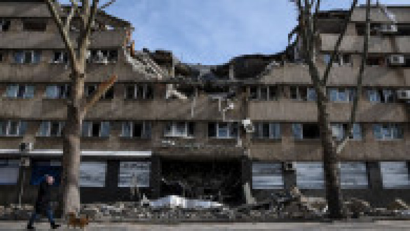 Au continuat bombardamentele rusești asupra unor clădiri rezidențiale. Foto: Profimedia Images | Poza 1 din 10