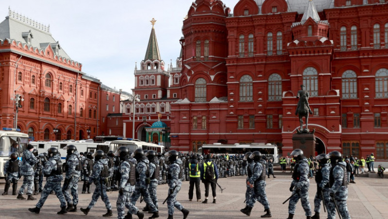 Paza la Kremlin a fost întărită Foto: Profimedia Images
