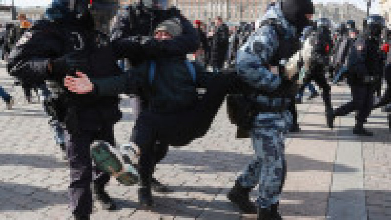 Proteste anti-invazia din Ucraina, înăbușite în Rusia Foto: Profimedia Images | Poza 7 din 10