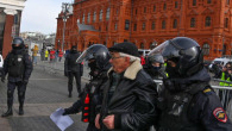 Proteste anti-invazia din Ucraina, înăbușite în Rusia Foto: Profimedia Images | Poza 4 din 10