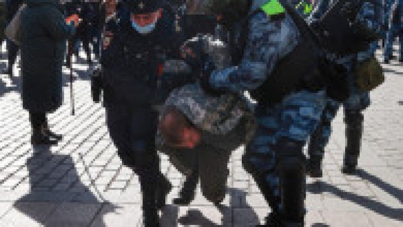 Proteste anti-invazia din Ucraina, înăbușite în Rusia Foto: Profimedia Images | Poza 5 din 10