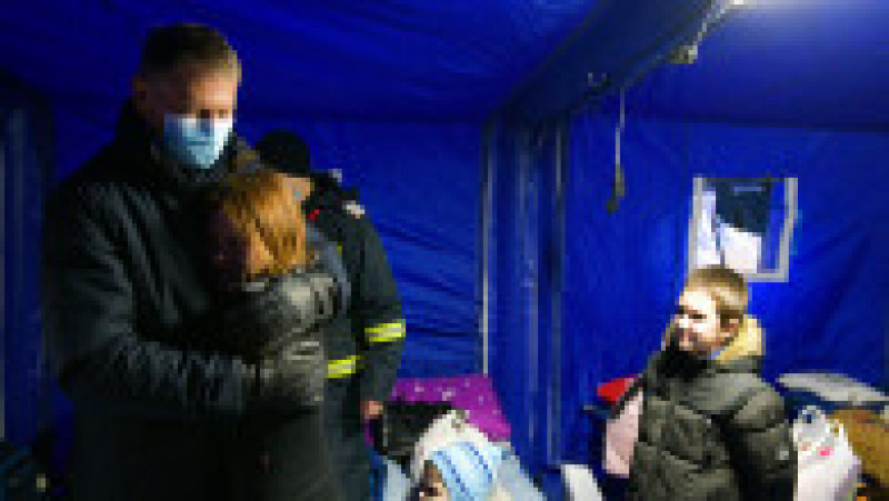 Klaus Iohannis a vizitat sâmbătă tabăra de refugiați ucraineni de la Siret, Suceava Foto: presidency.ro | Poza 3 din 10