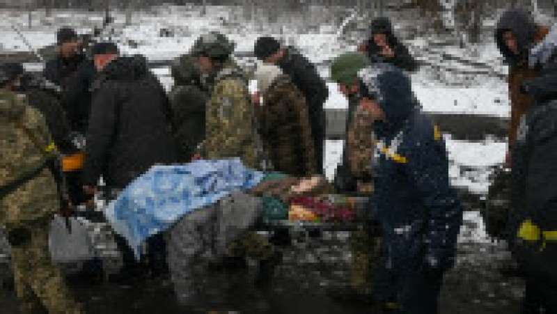 Civili evacuați din orașele ucrainene bombardate. Foto: Profimedia Images | Poza 6 din 15