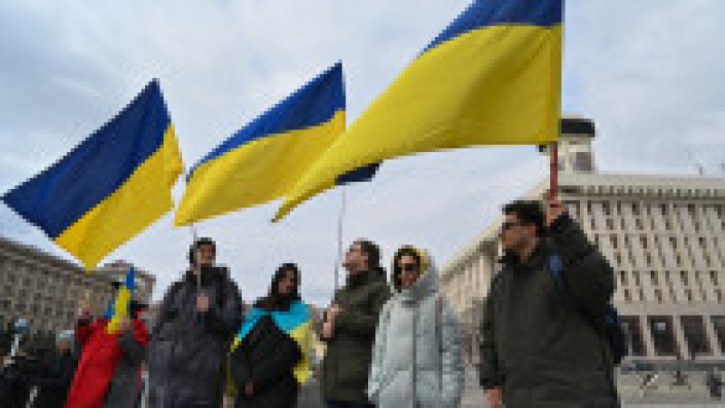 Membrii orchestrei din Kiev au improvizat un concert pentru pace. Foto: Profimedia Images | Poza 3 din 5
