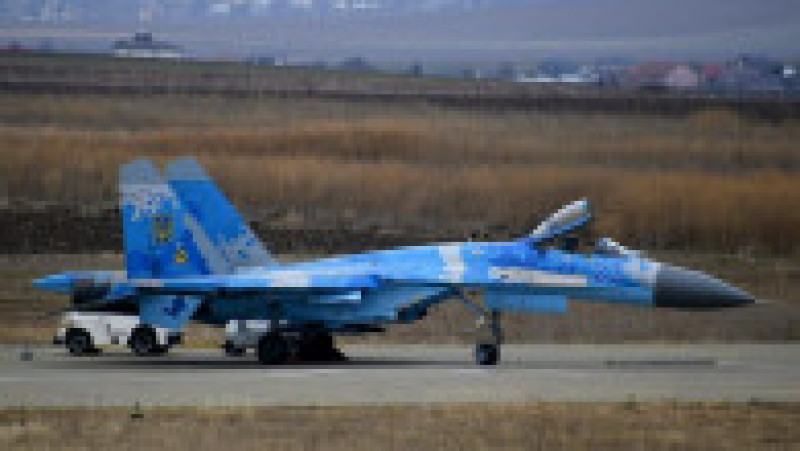 Avionul ucrainean de luptă ajuns la Bacău s-a întors în Ucraina. Foto: MApN | Poza 4 din 4