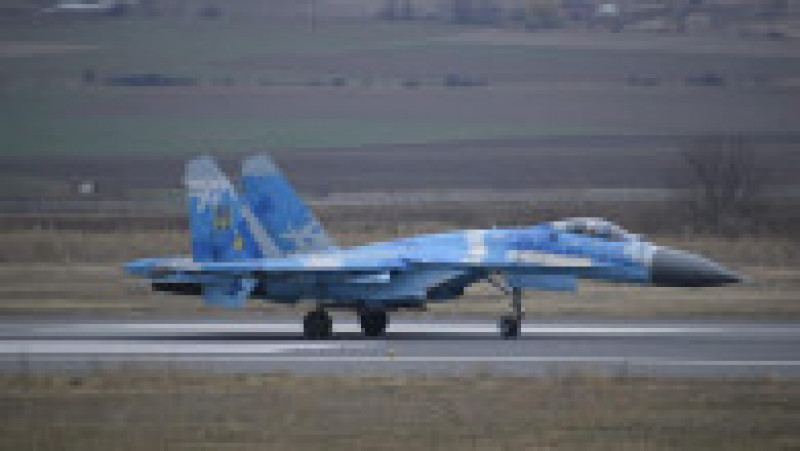 Avionul ucrainean de luptă ajuns la Bacău s-a întors în Ucraina. Foto: MApN | Poza 2 din 4