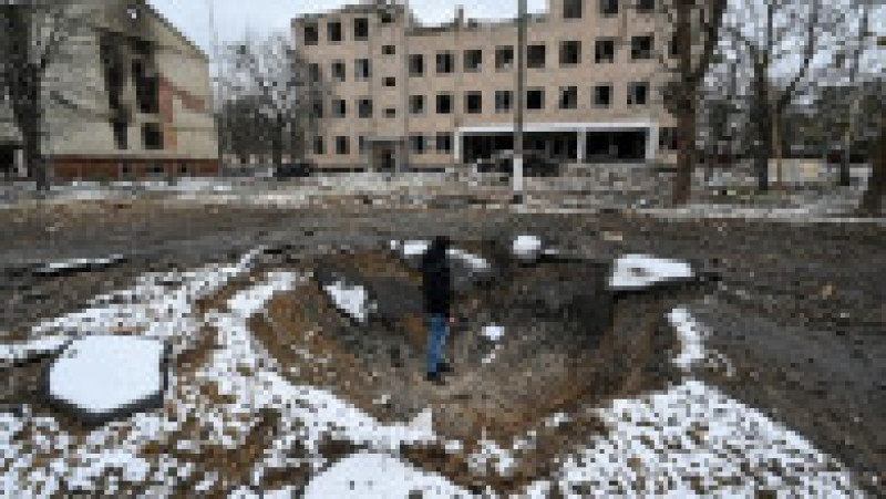Orașul Brovarî, distrus de bombele rusești. Foto: Profimedia Images | Poza 15 din 17