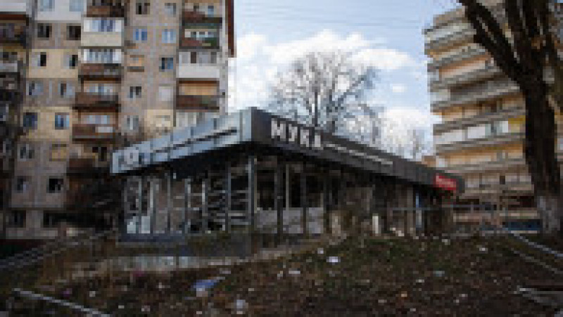 Magazin distrus de atacurile invadatorilor în capitala Kiev. Foto: Profimedia Images | Poza 8 din 11
