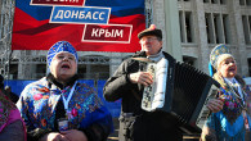 Miting pro-război organizat de Putin, la Moscova. Foto: Profimedia Images | Poza 5 din 11