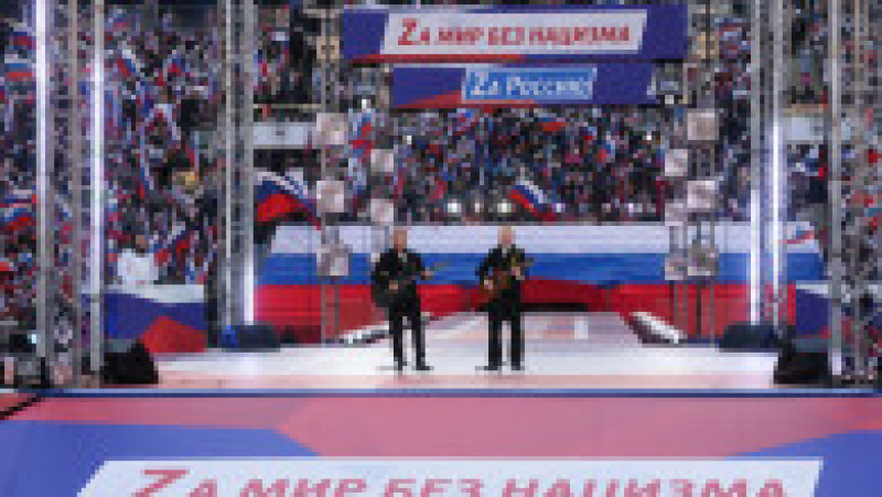 Miting pro-război organizat de Putin, la Moscova. Foto: Profimedia Images | Poza 4 din 11