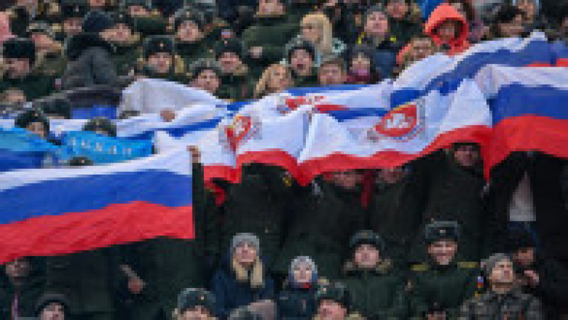 Miting pro-război organizat de Putin, la Moscova. Foto: Profimedia Images | Poza 9 din 11