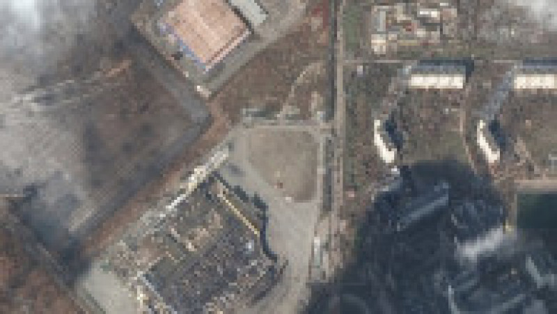 Imagini din satelit, cu orașul Mariupol distrus de atacul rușilor. Foto: Profimedia Images | Poza 5 din 8