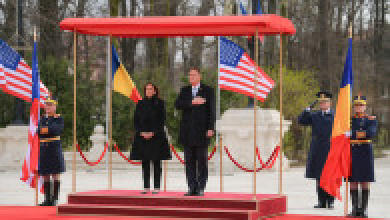 Vicerpreședinta Statelor Unite, Kamala Harris, a ajuns la București, în prima sa vizită oficială în România. Foto: presidency.ro | Poza 24 din 25