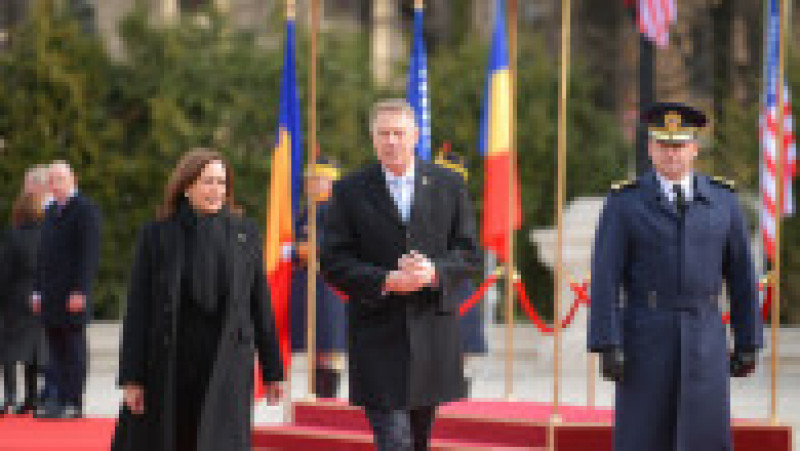 Vicerpreședinta Statelor Unite, Kamala Harris, a ajuns la București, în prima sa vizită oficială în România. Foto: presidency.ro | Poza 22 din 25