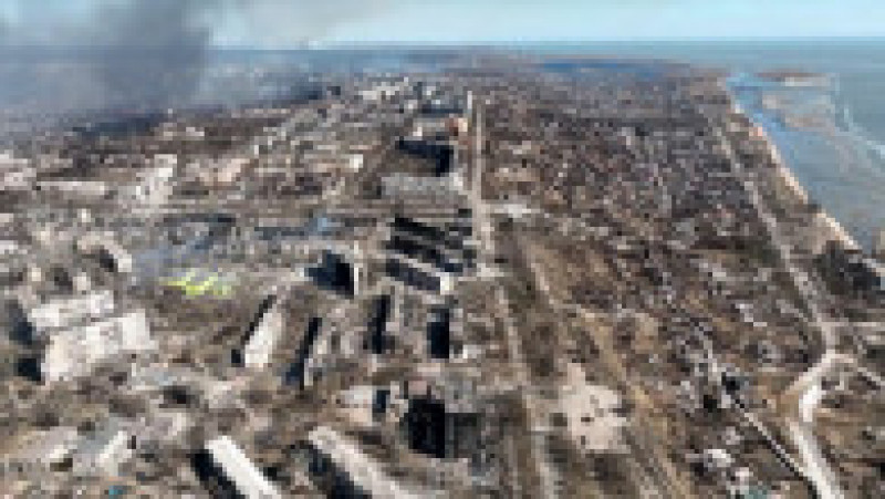 Orașul Mariupol, distrus de bombardamentele rusești. Foto: Profimedia Images | Poza 13 din 14