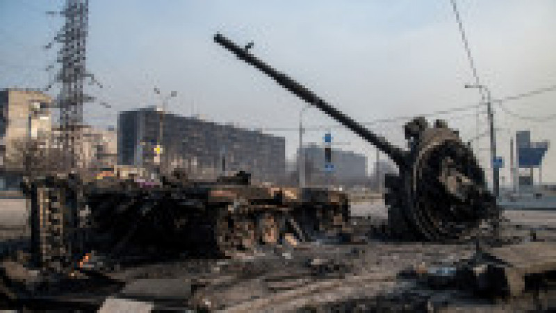 Orașul Mariupol, distrus de bombardamentele rusești. Foto: Profimedia Images | Poza 4 din 9