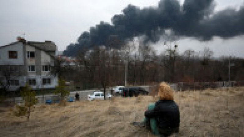 Bombardamente în Liov, în vestul Ucrainei. Foto: Profimedia | Poza 5 din 10