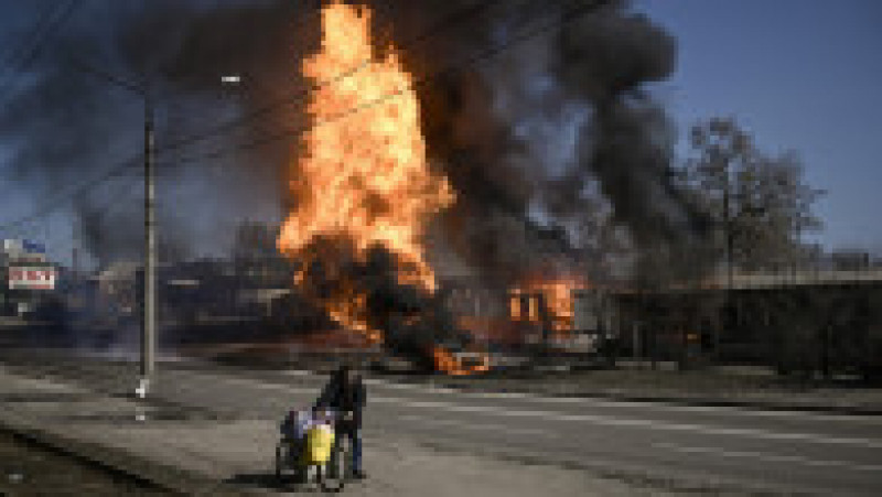 Dezastrul lăsat în urmă de bombardamentele ruești din Mariupol. Foto: Profimedia Images | Poza 6 din 12