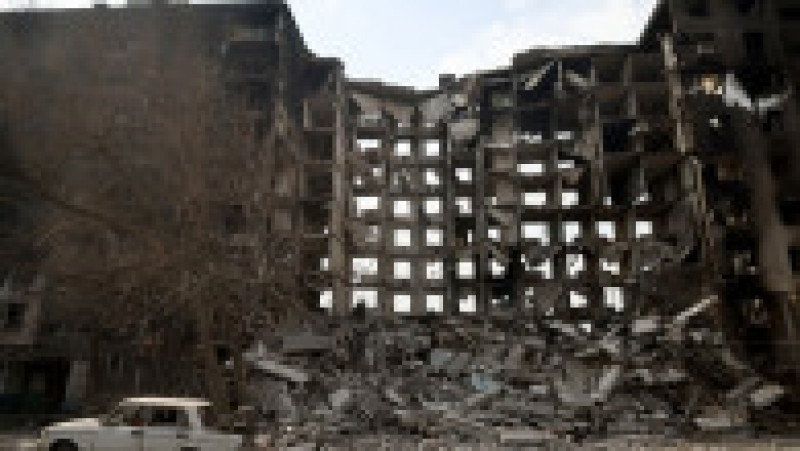Dezastrul lăsat în urmă de bombardamentele ruești din Mariupol. Foto: Profimedia Images | Poza 2 din 12