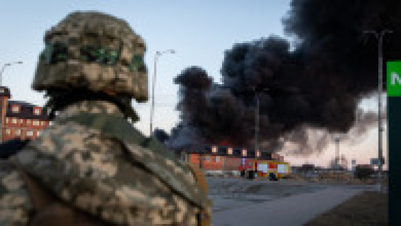 Bombardamente în Kiev. FOTO: Profimedia Images | Poza 6 din 8