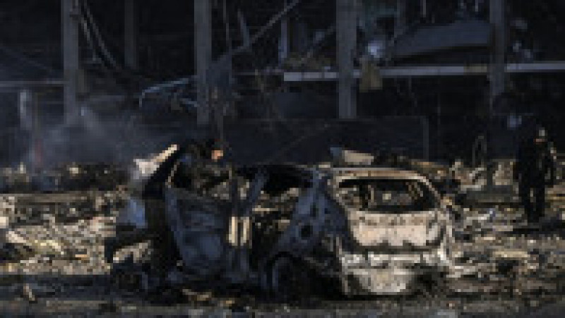 Un centru comercial din Kiev a fost distrus de rachetele rusești. Foto: Profimedia Images | Poza 2 din 8