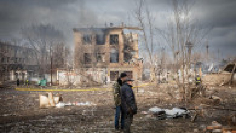 Mariupol, după bombardamentele rusești. Foto: Profimedia Images | Poza 8 din 9