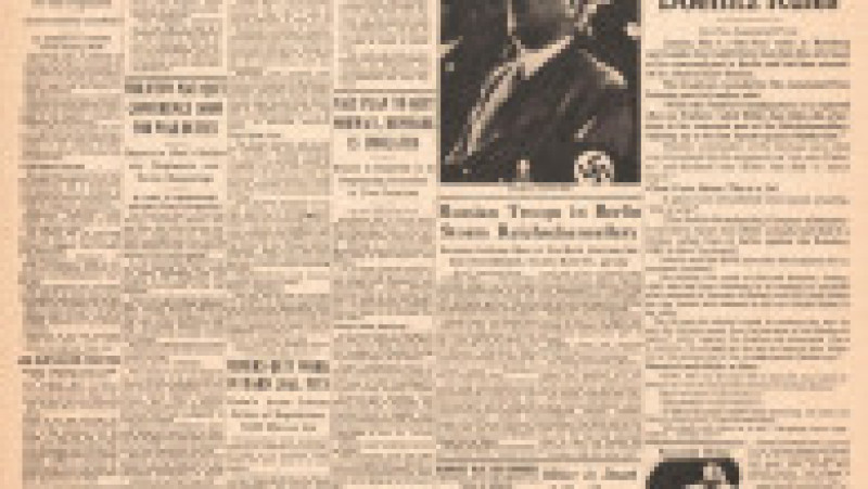 Moartea lui Adolf Hitler, anunțată în presă. Sursa foto: Profimedia Images | Poza 14 din 18
