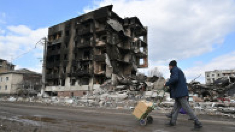 Nu a mai rămas aproape nimic în picioare în Borodianka, orașul situat la nord-vest de Kiev. FOTO: Profimedia Images | Poza 11 din 14