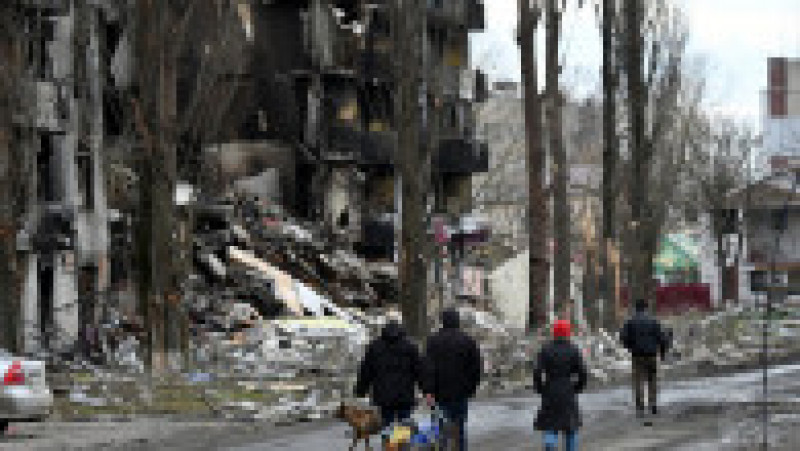 Nu a mai rămas aproape nimic în picioare în Borodianka, orașul situat la nord-vest de Kiev. FOTO: Profimedia Images | Poza 9 din 14