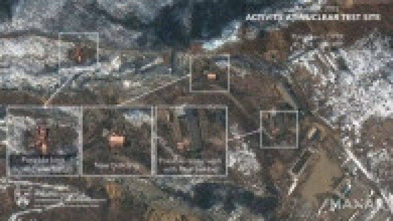 Coreea de Nord a testat un nou sistem de arme. FOTO: Imagini din satelit Maxar | Poza 6 din 7