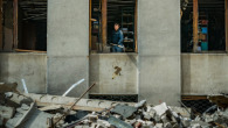 Un bloc din Harkov avariat de bombardamentele rusești. Foto: Profimedia Images | Poza 3 din 12