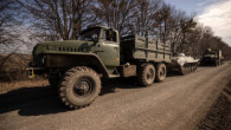 Transportor militar rusesc în Ucraina. Foto: Profimedia | Poza 2 din 8