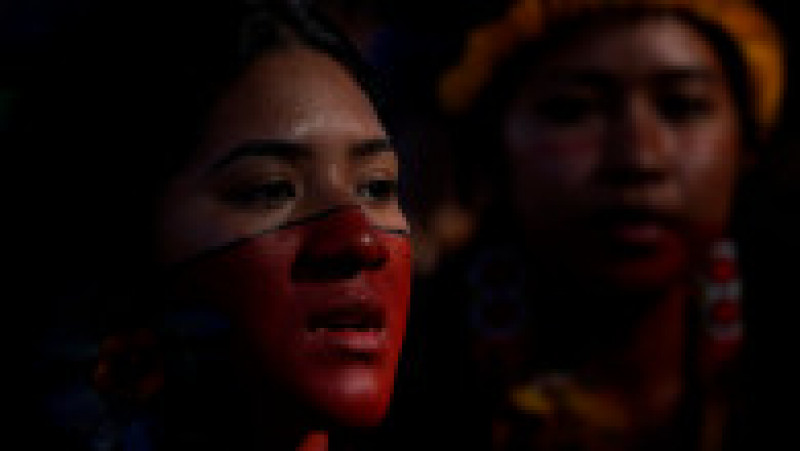 Amânarea votului este primită cu brațele deschise de liderii băștinași, dar provocările continuă. „Un discurs politic aprins încurajează invadarea teritoriilor indigene.” Foto: Profimedia Images | Poza 13 din 14