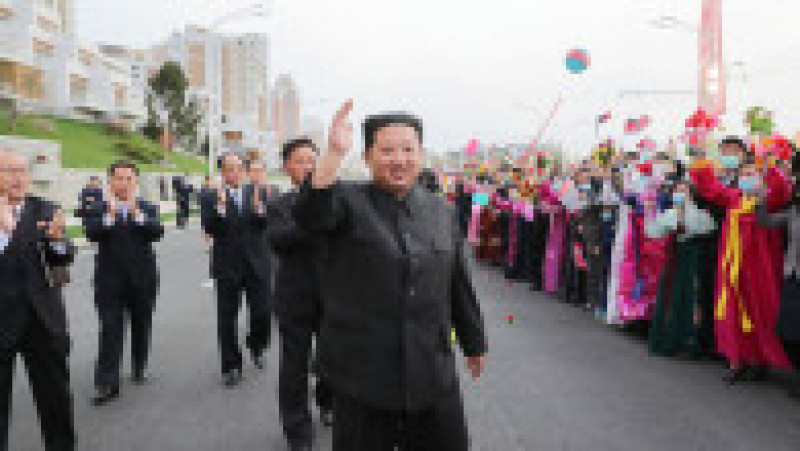 Kim Jong-un a inaugurat un complex de apartamente. Foto: Profimedia Images | Poza 7 din 8