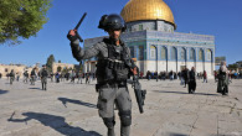 Violențe la Ierusalim, în zona moscheii Al-Aqsa, al treilea loc sfânt al Islamului. FOTO: Profimedia Images | Poza 11 din 11