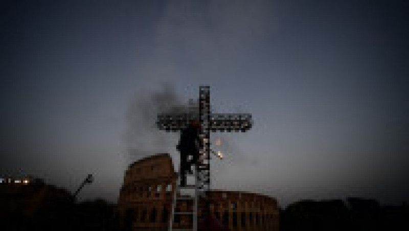 "Drumul Crucii" revine la Colosseum după doi ani. Foto: Profimedia | Poza 20 din 25