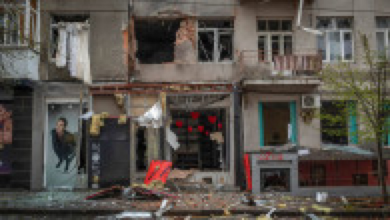 Bloc rezidential din Harkov distrus de rachetele rusești în weekend. Foto: Profimedia Images | Poza 3 din 11