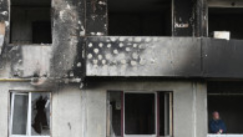 Clădire rezidențială distrusă de ruși în Borodianka. Foto: Profimedia Images | Poza 5 din 11