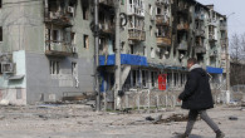 Urmările bombardamentelor din Mariupol. Foto: Profimedia | Poza 5 din 14