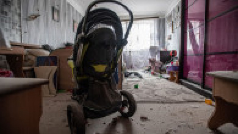 Apartament afectat de atacurile rusești din Harkov. Foto: Profimedia Images | Poza 9 din 12