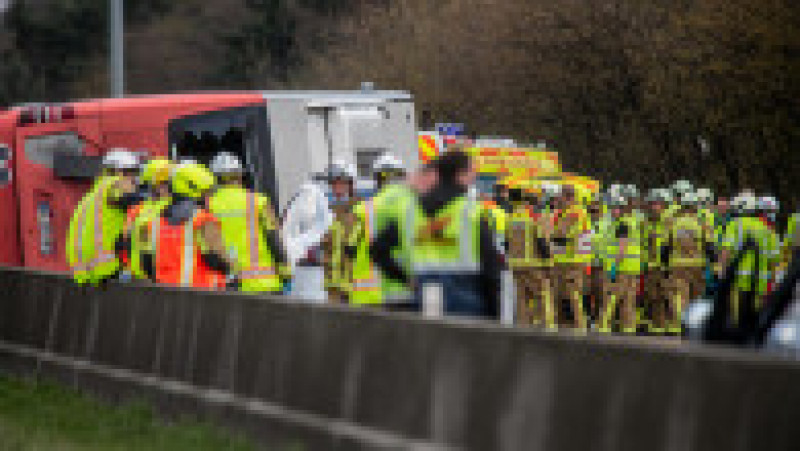 Doi morţi şi cinci răniţi grav într-un accident de autocar, în Belgia. Șoferul, pozitiv la testul antidrog. Foto: Profimedia | Poza 2 din 4