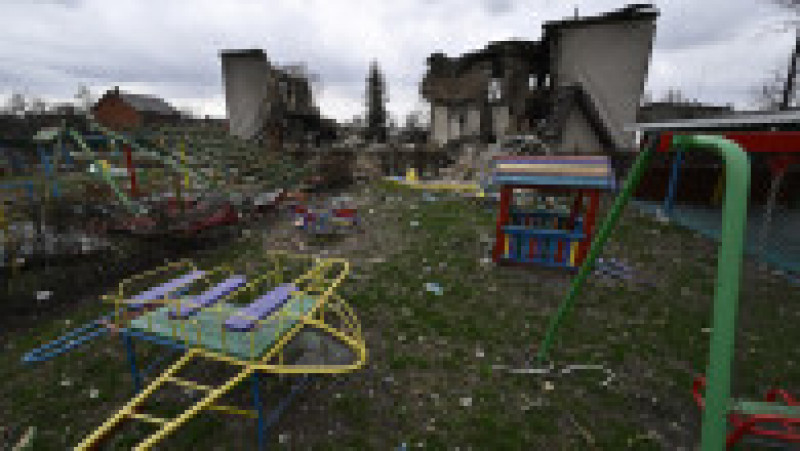 Efectele razboiului din ucraina. Clădiri bombardate, crime de razboi, jumătate din țară minată. FOTO: Profimedia Images | Poza 2 din 13