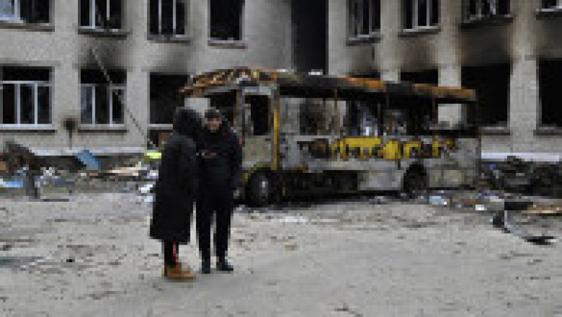 Efectele razboiului din ucraina. Clădiri bombardate, crime de razboi, jumătate din țară minată. FOTO: Profimedia Images | Poza 3 din 13
