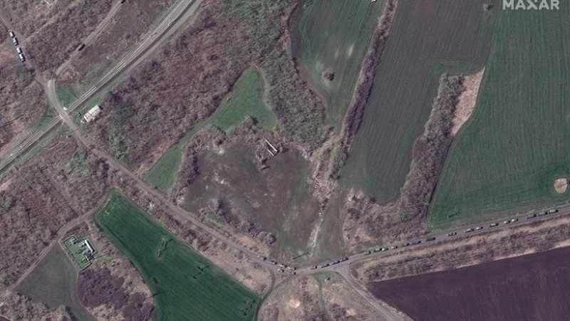 Noi imagini din satelit cu ultimele mișcări ale trupelor ruse la granița cu Ucraina. FOTO: Profimedia Images