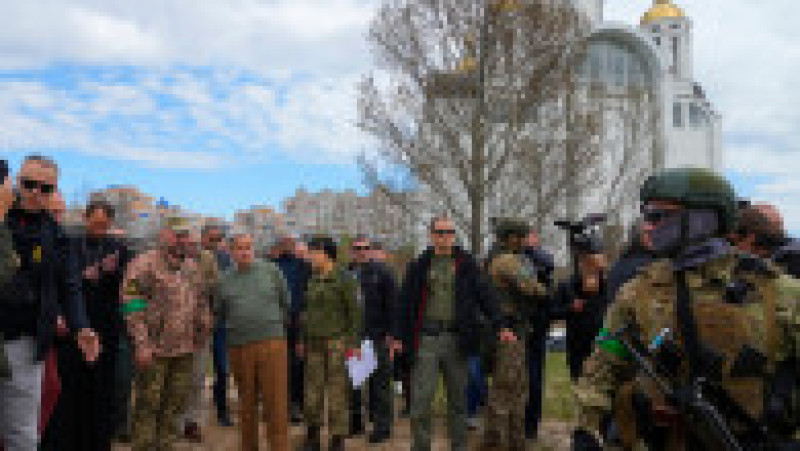 Antonio Guterres este în Ucraina în prima sa vizită de la începutul invaziei ruse. FOTO: Profimedia Images | Poza 6 din 6