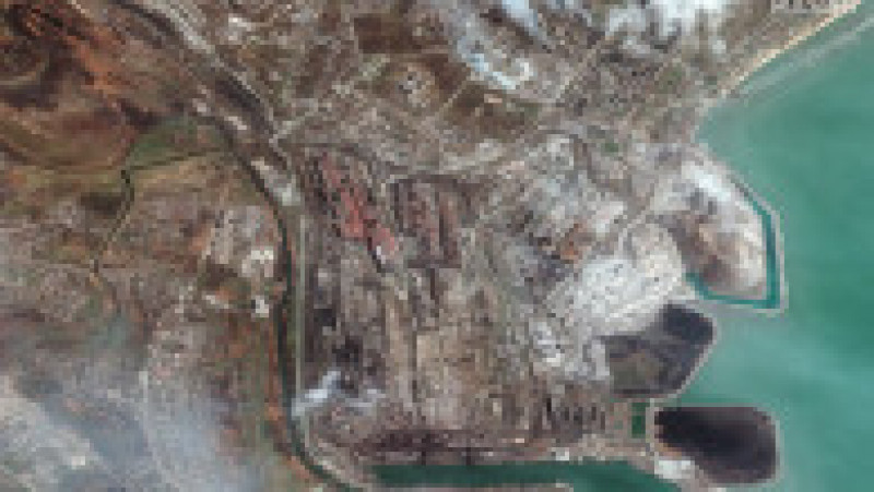 Imagini din satelit cu combinatul Azovstal din Mariupol. Foto: Profimedia Images | Poza 4 din 8