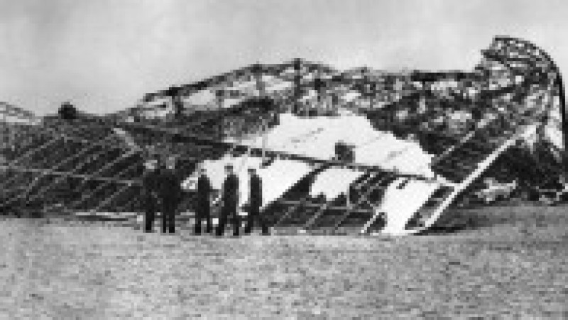 Explozia dirijabilului Hindenburg, produsă pe 6 mai 1937, este unul dintre cele mai cunoscute dezastre aeriene din istorie. Sursa foto: Profimedia Images | Poza 6 din 46