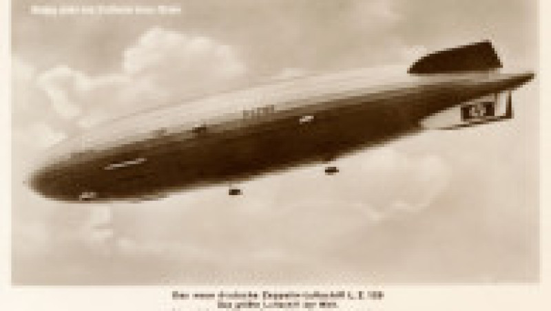 Explozia dirijabilului Hindenburg, produsă pe 6 mai 1937, este unul dintre cele mai cunoscute dezastre aeriene din istorie. Sursa foto: Profimedia Images | Poza 10 din 46