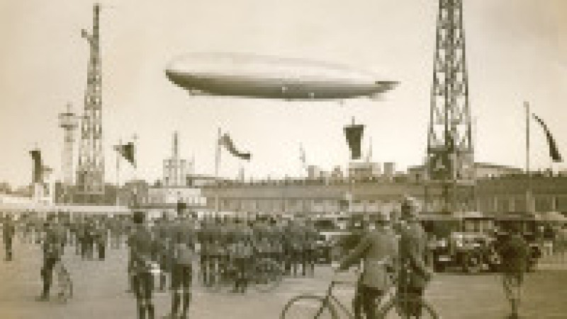 Explozia dirijabilului Hindenburg, produsă pe 6 mai 1937, este unul dintre cele mai cunoscute dezastre aeriene din istorie. Sursa foto: Profimedia Images | Poza 21 din 46