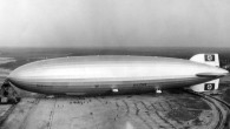 Explozia dirijabilului Hindenburg, produsă pe 6 mai 1937, este unul dintre cele mai cunoscute dezastre aeriene din istorie. Sursa foto: Profimedia Images | Poza 22 din 46